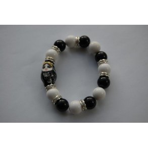 BABUSHKA armbånd - ZEBRA