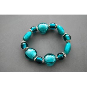 Glasarmbånd grøn MAXIM