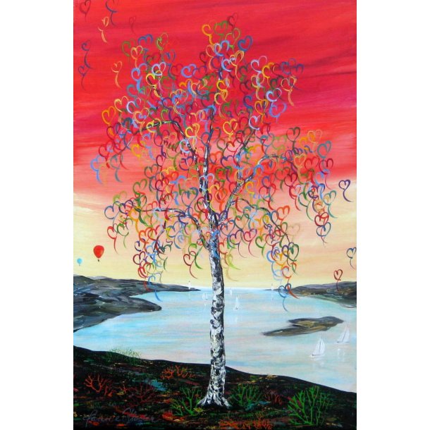 Indtryk i livet 60x40 cm