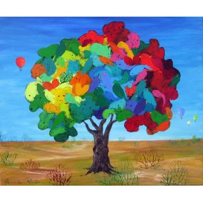 Eventyr i det bl 50x60 med skjulte dyr