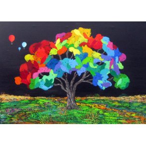 Eventyrtret 70x100 cm