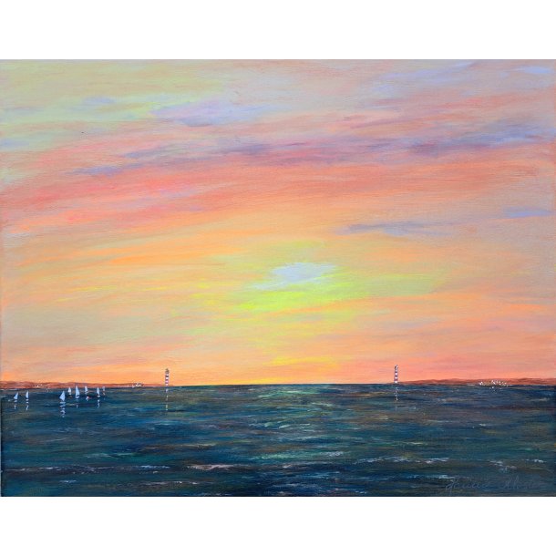 Den sk�nneste aften 40x50