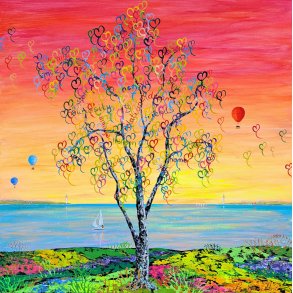 UDLNT Sweet Dreams 60x60 cm - find de gemte ord i trkronen