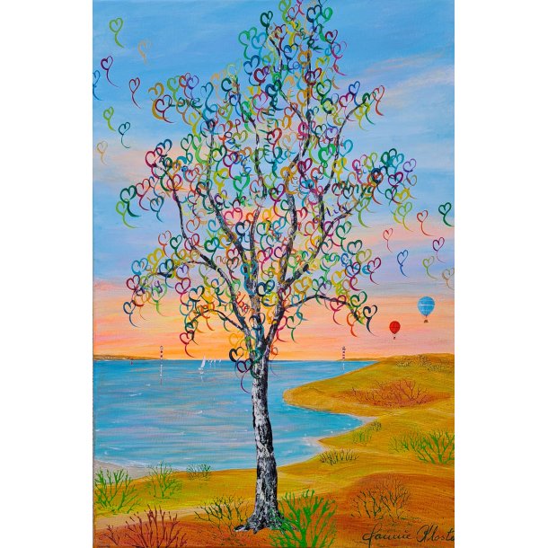 Loving Life 60x40 - find ord i tr�kronen