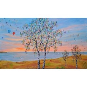 Dreams Never Die  70x120 cm - find ordene i tr�kronen