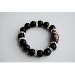 BABUSHKA armbånd sort onyx