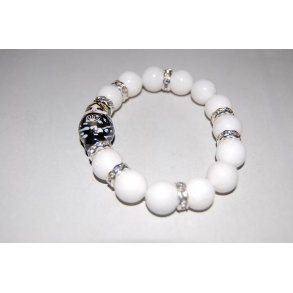 BABUSHKA - white with black doll