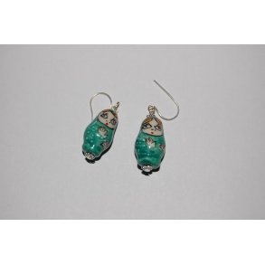 BABUSHKA øreringe grøn