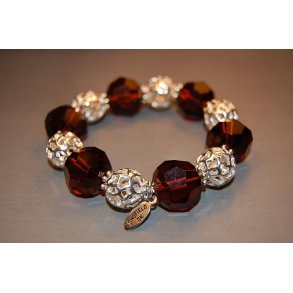 BROWN CRYSTAL UNIKA - 22,5 cm