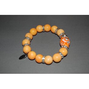 BABUSHKA armbånd - HOT orange