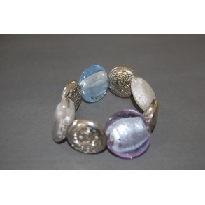 smykke CANDY blue armbånd - nemt med elastik