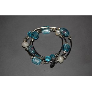 SPRINGTIME blå armbånd