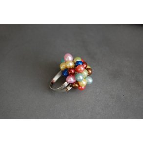 SALSA ring med perler