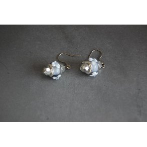 Ørering i tranperant lilla